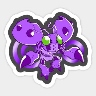 Tentomon Purple Sticker